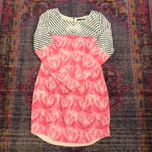 LuLu’s shift dress RDB size L flowers!!